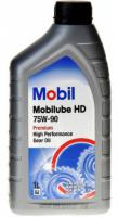 Трансмиссионное синтетическое масло Mobilube HD 75W90 (1L) 