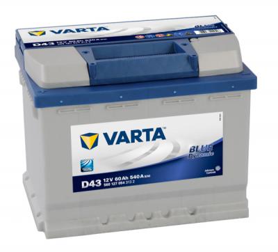 Аккумулятор Varta Blue Dynamic 60 А/ч (D43)